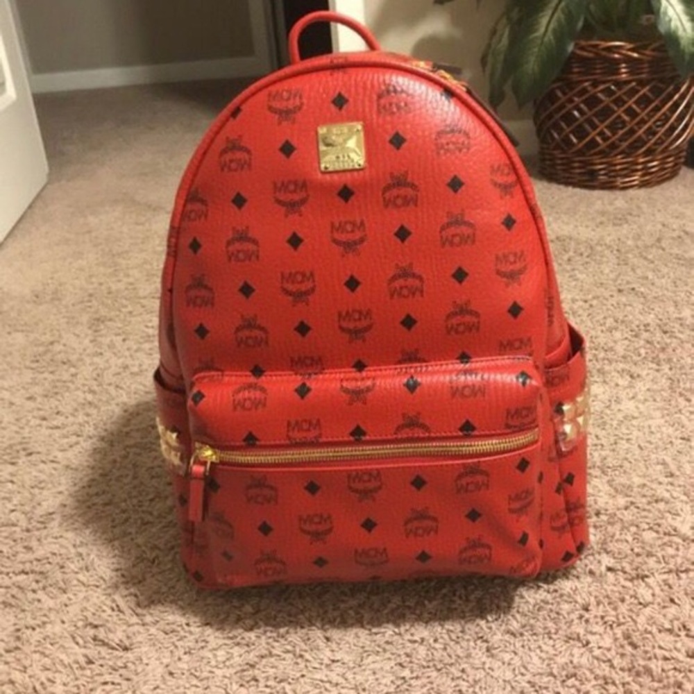 Mcm designer backpack